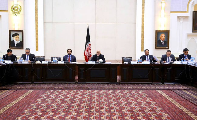 کابینه افغانستان بودجه مالی ۱۳۹۶ را در پرنسیپ تایید کرد